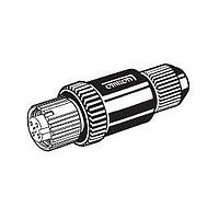 Omron Automation and Safety XS5C-D4S9 Circular Metric Connectors Socket Straight 4Pin Screw-on 7mm Dia Cbl