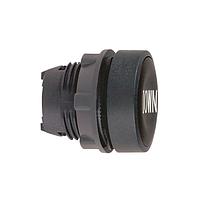 SCHNEIDER ZB5AA344 Flush 22MM BLK PSH BTTN W/ WHTE"DOWN" CAP
