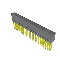 Samtec ESQ-125-39-G-D Sockets Elevated Socket Strip, 0.100" Pitch