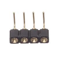 Mill-Max 399-10-104-10-007000 Socket RA TargetConcaveFace Sngl Row