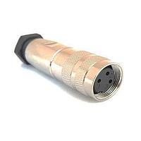 Bulgin PXMBNI16FBF04ASCPG9 Straight M16 Series F Flex Body Conn