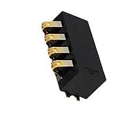 KYOCERA AVX 009155004741006 Battery Connector 4pos R/A Battery w/o Boss 2.0mm