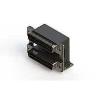 EDAC 661-025-264-050 Dual Port D-Sub Connectors Right-angle Dual Port D-Sub Connector