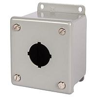 SIEMENS P30EMS01P Enclosure 30MMSTAT,PAINTED STEEL,BLNK,1HOLE W/PKG