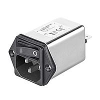 Schaffner FN9266SB-2-06 Inlets 2A 20mH 250VAC Snap-in Medical