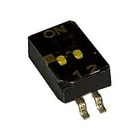 CTS Electronic Components 218-2LPSTRF DIP Switches 2 pos. Low Profile Btm Seal Tape Off