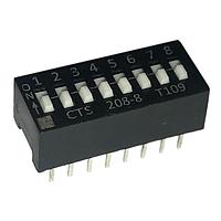 CTS Electronic Components 208-9S DIP Switches 9 switch sections SPST