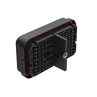 Amphenol SINE Systems ARB12-102PAR-L018 Connectors 102 Position Receptacle with Flange, Reduced Diameter Seal, Keyed A, Black