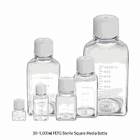 Biofil J1.SSB010.000 Bottle, Media, Square, 1000ml, PETG, Sterile, Φ92xh178.5mm, Neck id 28.6mm
