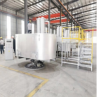 Wondery WDL-RGR-300 Industrial Aluminum Scraps Rotary Type Aluminum Melting Furnace Double Crucible Type (300kg/h)