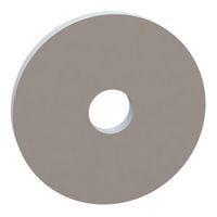 Essentra Components 17W03905 Flat Washer Flat Washer, .136 ID, .384 OD, .054 Thick, Natural, Nylon