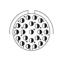 Amphenol Industrial C10-752104-223 Contacts RCPT ZNNI SZ11 23PIN W/O CRIMP CONTACTS