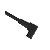 Banner Engineering PKW6Z-9 Sensor Cables / Actuator Cables Cordset: Single Ended M8; 6-pin Right-Angle Female; 9 m (29.53 ft) 6x26 PVC Black