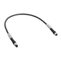 SCHNEIDER TCSXCNDMDF03V Ethernet Cables / Networking Cables CABLE,STRAIGHT,M8-4P, MALE-FEM, 0.3M
