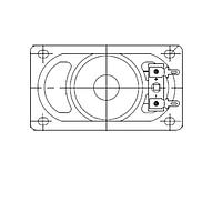 PUI Audio AS09008PO-11-WR-R Water Resistant Cone SPEAKER 5W 8OHM 85DB 180HZ