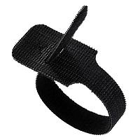 Essentra Components RKW-8-8-BK-C Cable Tie Mounts Cable tie, Hook & Loop w/ screw mount, Black
