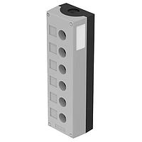 EAO 45-470.1802 Switch Hardware Enclosure 6 mounting holes grey plastic