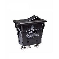 NKK Switches WR13ATN Rocker Switches ON-OFF-ON BLK SCREW NO EPOXY ENVRN SEALD