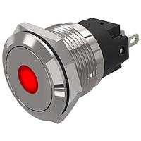 EAO 82-5151.01A4 Indicator Actuator 82-5151.01A4.indicator.-.19 mm.stainless steel.flush/flat.ring.red/green.24 V.soldering terminal