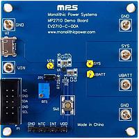 Monolithic Power Systems (MPS) EV2710-C-00A Battery Management 500mA, 1-Cell Li-Ion Battery Charger with 1mA Termination and <1 A Battery Leakage Power Management Evaluation Board