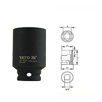 Yato YT-1049 Hexagonal deep impact socket 1/2" (29mm)