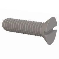 Essentra Components 020832A062 Slotted Countersunk 82 Slotted CSK Screw, #8-32 Thread, 5/8 Lg