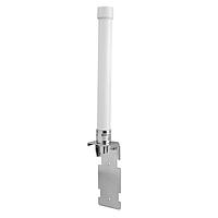 HUBER+SUHNER 1355.17.0003 Passive Antenna WiFi Omni-directional, Dual-band 2.4 / 5 GHz, 6 dBi, Outdoor Stick, vertical pol.; L-Bracket included, Conn. N (f)