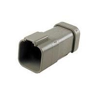 DEUTSCH - TE Connectivity DT04-6P-E003 6-Way 6P RCPT, E003 MOD Grey