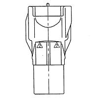 Yazaki 7282702830 Plug Housing CONN 2P 090 II BLK