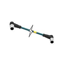 Molex 1201080708 Sensor Cables / Actuator Cables MIC 4P M/MP 90/90 D-CODED 76M TPE