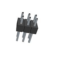 Adam Tech MPH2-06-UA Unshrouded PIN HEADER 6P 1.00MM PITCH PLUG