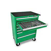 TOPTUL GE-20820 W/7-Drawer Tool Trolley (208 pcs)