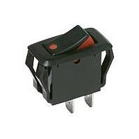 C&K CG102J12S205HQF Rocker SPST 16A ON-OFF BLK