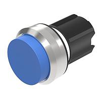 EAO 45-2131.3260.000 Switch Actuators Pushbutton actuator blue lens level raised above bezel momentary front metal housing plastic