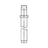 Mill-Max 6331-0-00-15-00-00-08-0 Terminal Pin, Swage Mount STANDARD P.C. BOARD PIN