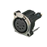 NEUTRIK NC5FBV-SW Receptacles 5P F RECEPT B-SW SER PCBV PN 1 GRD SEP N