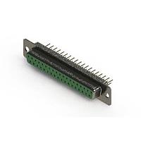 EDAC 628-M37-621-GT1 D-Sub Connectors - Standard Density Vertical Machined D-Sub Connector