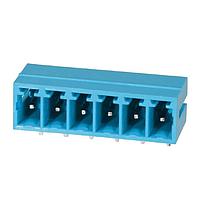 Same Sky (formerly CUI Devices) TBP02R1-381-06BE Headers Terminal block, pluggable, 3.81, receptical, 6 pole, blue