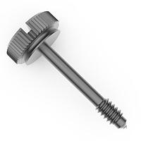 RAF Electronic Hardware 0570-SS Panel Screw 1/4HD X 5/8 X 4-40 Thd Captive Panel