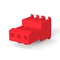 AMP Connectors - TE Connectivity 3-641653-3 Receptacle Housing 3P ASSY RED