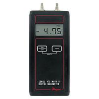 Dwyer 475-6-FM Handheld Digital Manometer for Air/Gas Pressure, 1 inH2O to 150 psid (± 0.5 %, 30 psi, Barbed Connection, 1/8 in)