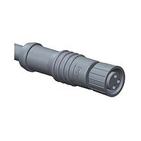 Amphenol LTW 8-04BFFM-SL7B01 Sensor Cables / Actuator Cables M8 Circular Metric Connector, A Code, Metal, 3A, 04 pins, Female Connector, Female Contact, Straight, Screw Thread, Overmolded, Length 1000mm, IP67 Mated
