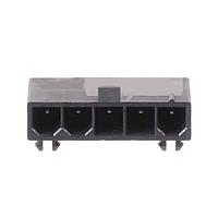 Molex 46999-0289 Shrouded MiniFitJr RA Hdr Assy SR 5Ckt V0 Blk