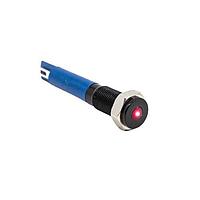 E-Switch PVL06FLS11 Pilot Indicator 6mm 2-20mA 1.8V Red Lens Sldr SS IP67