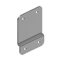 Banner Engineering LMBWLB92S LED Mounting Brackets Bracket: For Use with WLB92; Surface Mount; Set of Two Brackets for End of Light; 300 Series Stainless Steel (Hardware Included)