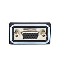 NorComp HDF-V15-213L011 High Density D-Sub Connectors 15 pin vert solder F flash 4-40 int thrd