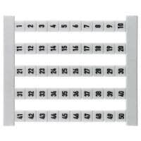 Weidmuller 0473560001 Digit Card DEK 5 FS 1-50 BX=500 CD=50