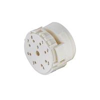 HARTING 09151093001 Inserts Han M23 Signal, 9pin Male Crimp Insert (for 8 1mm contacts and 1 2mm contact)