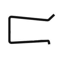 Aavid CLP-212TG Component Clip Over Edge U-Clips for TO-220, 17.7x10x12.2mm, 34N Force