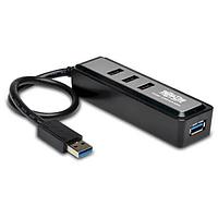 Tripp Lite U360-004-MINI USB 3.0 MINI 4PT USB 3.0 SS HUB W/CBL
